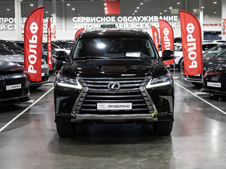 2016 Lexus LX 570 III Рестайлинг 2, чёрный, 7099700 рублей, вид 3