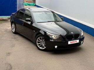 2007 BMW 5 серии 530i V (E60/E61) Рестайлинг, чёрный, 950000 рублей, вид 1