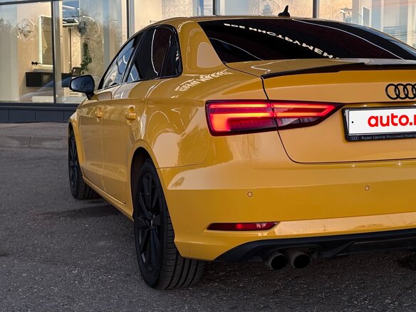 2019 Audi A3 III (8V) Рестайлинг, жёлтый, 1675000 рублей - вид 6