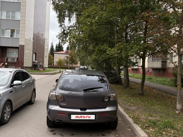 2007 Mazda 3 I (BK) Рестайлинг, серый, 320000 рублей - вид 3
