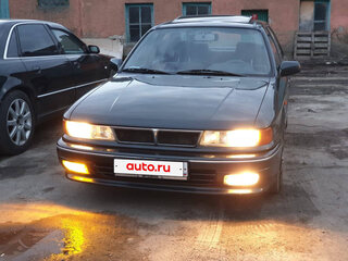 1990 Mitsubishi Galant VI, чёрный, 300000 рублей, вид 3