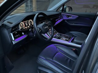 2021 Audi Q7 55 TFSI e II (4M) Рестайлинг, серый, 5800000 рублей, вид 5