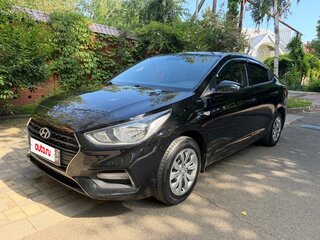 2019 Hyundai Solaris II, чёрный, 1320000 рублей, вид 1