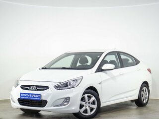 2013 Hyundai Solaris I, белый, 1009000 рублей, вид 3