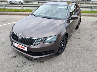 2017 Skoda Octavia III (A7) Рестайлинг, коричневый, 1200000 рублей, вид 2
