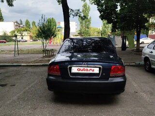 2006 Hyundai Sonata ТагАЗ IV (EF) Рестайлинг, синий, 250000 рублей, вид 4