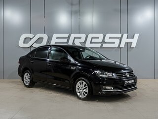 2016 Volkswagen Polo V Рестайлинг, чёрный, 1359000 рублей, вид 1