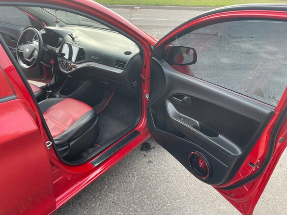 2011 Kia Picanto II, красный, 430000 рублей - вид 7