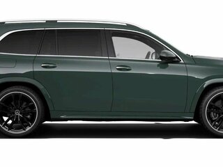 2026 Mercedes-Benz GLS 450 d II (X167) Рестайлинг 2, зелёный, 21871146 рублей, вид 4