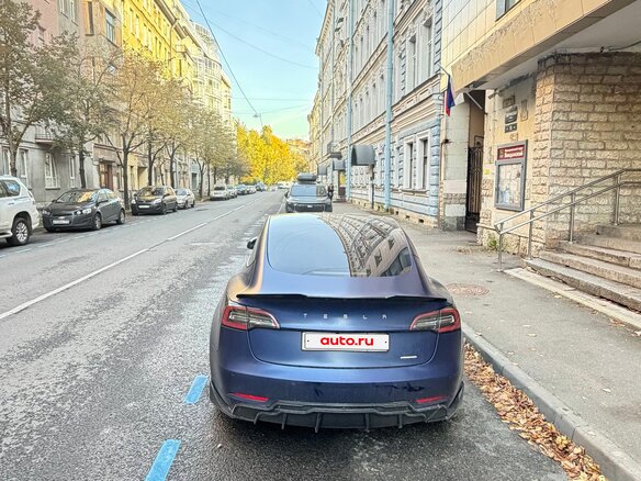 2021 Tesla Model 3 Performance I, синий - вид 2