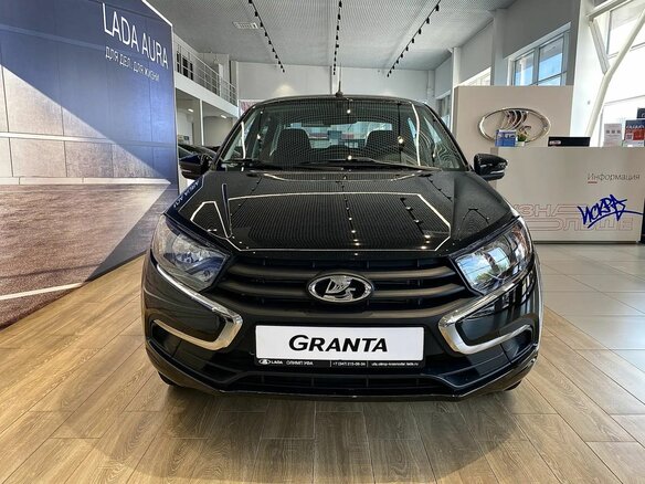 2026 Lada (ВАЗ) Granta I Рестайлинг, чёрный, 1068000 рублей - вид 1