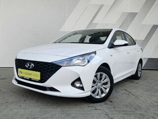 2021 Hyundai Solaris II Рестайлинг, белый, 1545000 рублей, вид 3