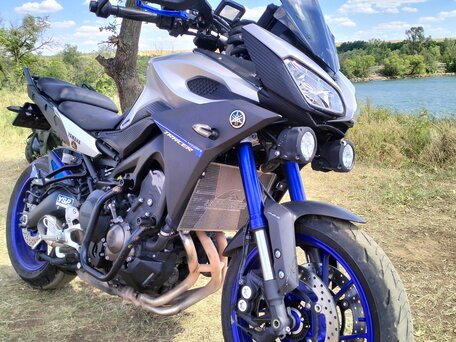 2015 Yamaha MT-09 Tracer (FJ-09), синий, 660000 рублей, вид 1