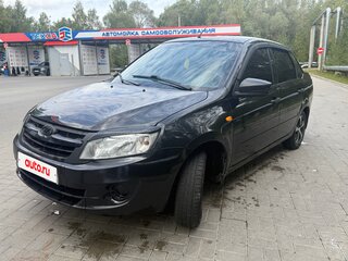 2013 Lada (ВАЗ) Granta I, чёрный, 410000 рублей, вид 1
