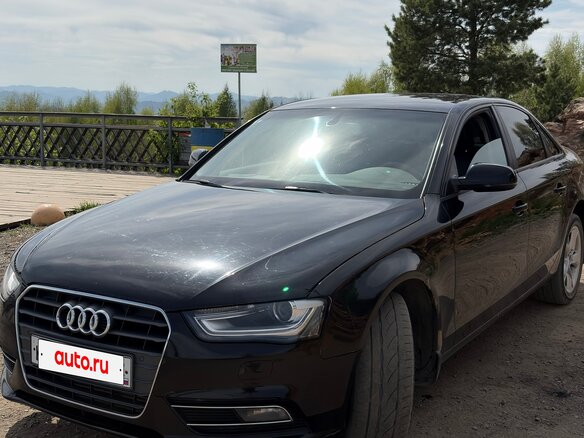 2012 Audi A4 IV (B8) Рестайлинг, чёрный, 850000 рублей