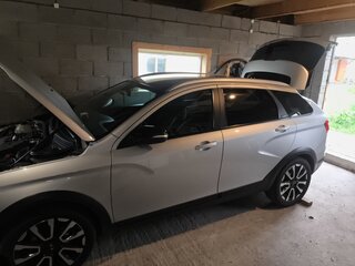 2022 Lada (ВАЗ) Vesta SW Cross I, серый, 1400000 рублей, вид 2