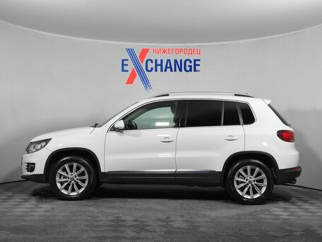 2014 Volkswagen Tiguan I Рестайлинг, белый, 1288000 рублей, вид 4