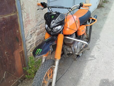 1976 CZ 350, жёлтый, 55000 рублей, вид 1