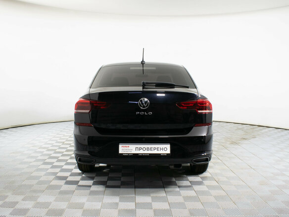2020 Volkswagen Polo VI, чёрный, 1537000 рублей - вид 5
