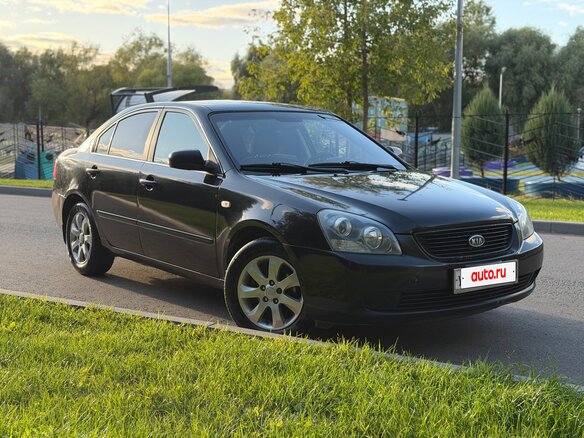 2008 Kia Magentis II, чёрный - вид 2