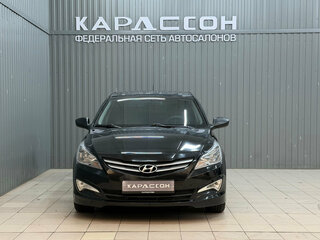 2015 Hyundai Solaris I Рестайлинг, чёрный, 875000 рублей, вид 3