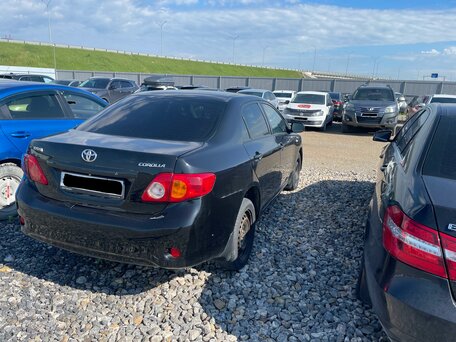 2008 Toyota Corolla AMT X (E140, E150), чёрный, 514000 рублей, вид 2