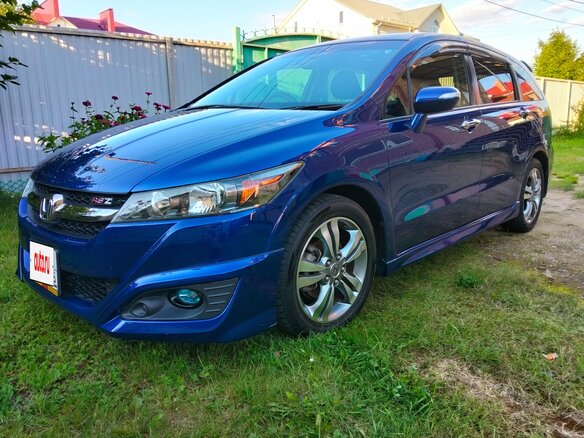 2013 Honda Stream II Рестайлинг, синий, 1690000 рублей
