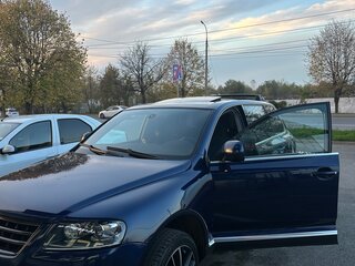 2006 Volkswagen Touareg I, синий, 1190000 рублей, вид 3