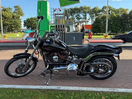2007 Harley-Davidson Softail Custom, чёрный, 700000 рублей, вид 4