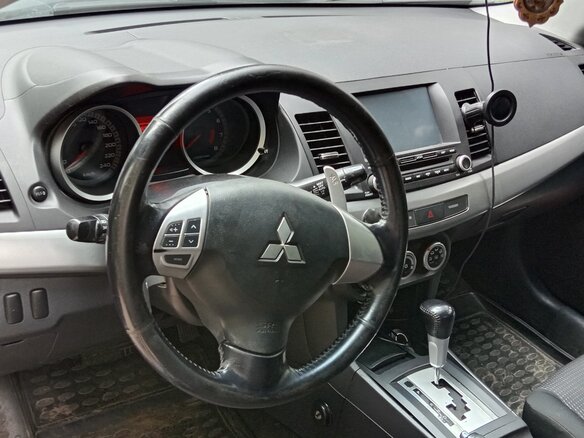 2008 Mitsubishi Lancer X, синий, 570000 рублей - вид 4