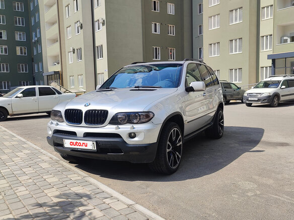 2005 BMW X5 3.0d I (E53) Рестайлинг, серебристый, 1050000 рублей