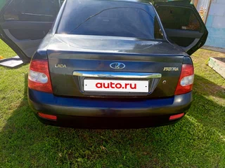 2008 Lada (ВАЗ) Priora I, чёрный, 139000 рублей, вид 4
