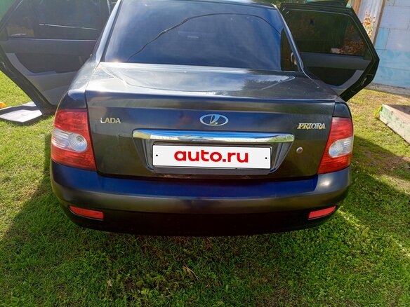 2008 Lada (ВАЗ) Priora I, чёрный, 139000 рублей - вид 3