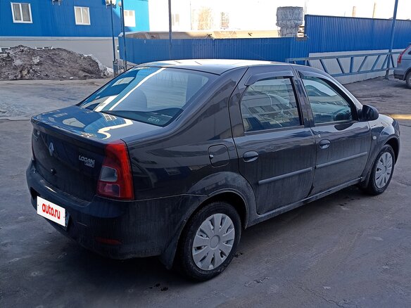 2012 Renault Logan I Рестайлинг, чёрный, 420000 рублей - вид 3