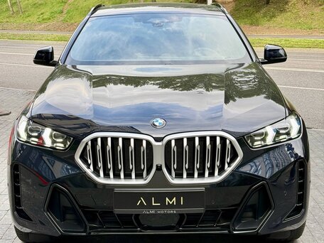 2025 BMW X6 40i III (G06) Рестайлинг, синий, 12800000 рублей, вид 3