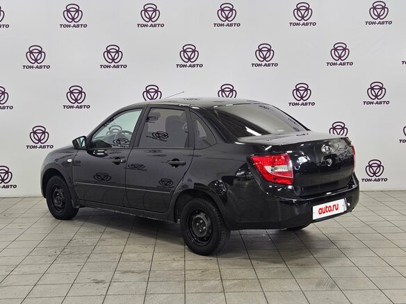 2018 Lada (ВАЗ) Granta I, чёрный, 498000 рублей - вид 6