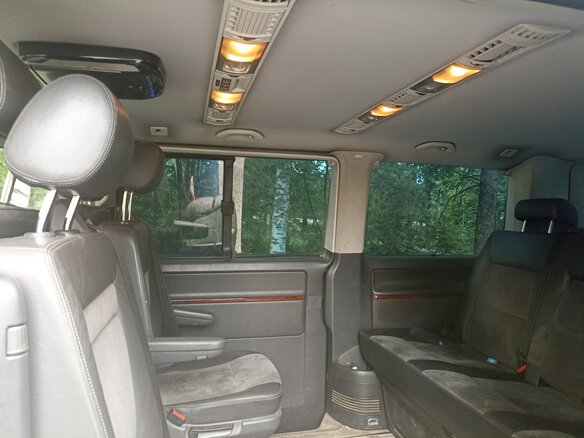 2009 Volkswagen Multivan T5, чёрный, 1050000 рублей - вид 12