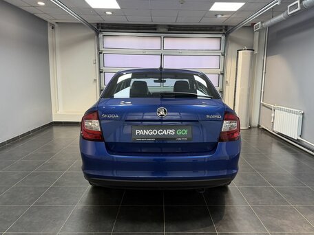 2017 Skoda Rapid I Рестайлинг, синий, 1475000 рублей, вид 5