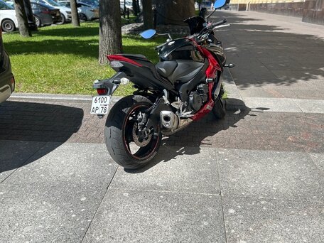 2015 Suzuki GSX-S 1000 F, пурпурный, 750000 рублей, вид 2