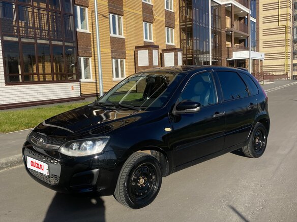 2014 Lada (ВАЗ) Kalina II, чёрный, 227000 рублей - вид 2