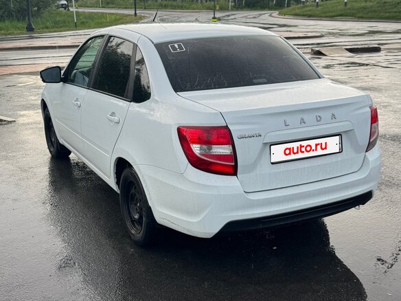 2023 Lada (ВАЗ) Granta Euro-2 I Рестайлинг, белый, 595000 рублей - вид 4