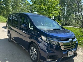2018 Honda Stepwgn Spada V Рестайлинг, синий, 2600000 рублей, вид 3