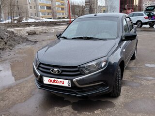 2019 Lada (ВАЗ) Granta I Рестайлинг, серый, 450000 рублей, вид 1
