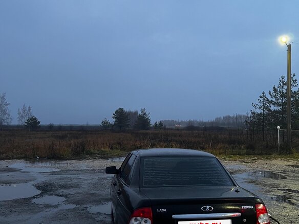 2008 Lada (ВАЗ) Priora I, чёрный, 180000 рублей - вид 3