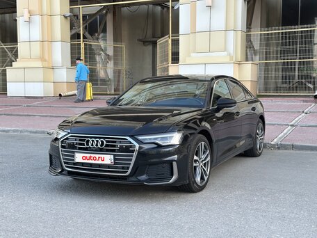 2021 Audi A6 45 TFSI V (C8), чёрный, 3950000 рублей, вид 3