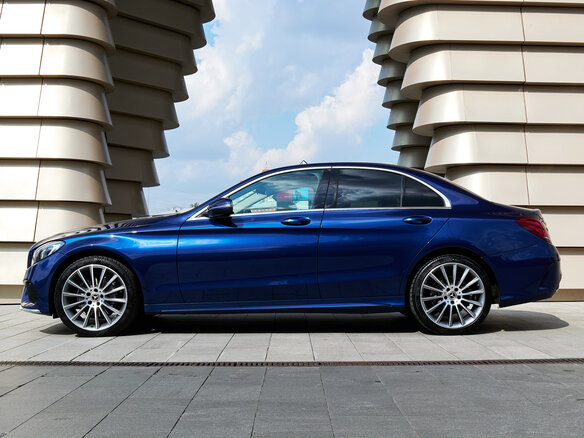 2017 Mercedes-Benz C-Класс 180 9G-TRONIC IV (W205), синий, 2200000 рублей - вид 3