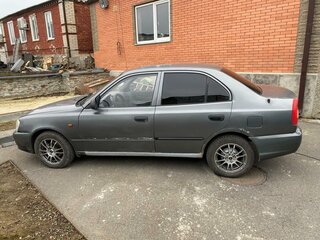 2004 Hyundai Accent ТагАЗ II, серый, 215000 рублей, вид 4