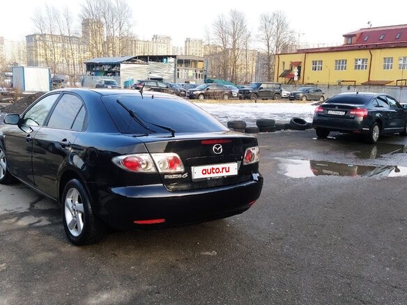 2003 Mazda 6 I (GG), чёрный, 420000 рублей - вид 12