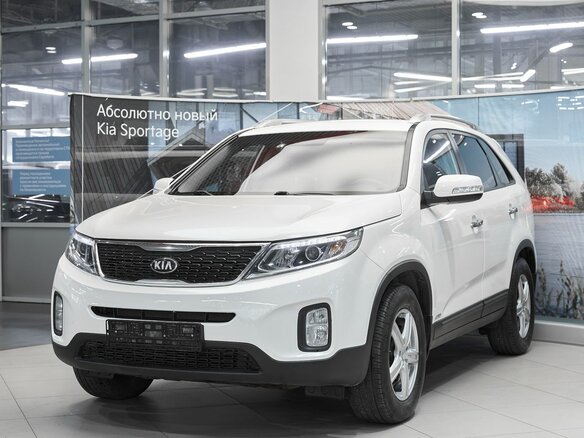 2014 Kia Sorento II Рестайлинг, белый, 1449000 рублей