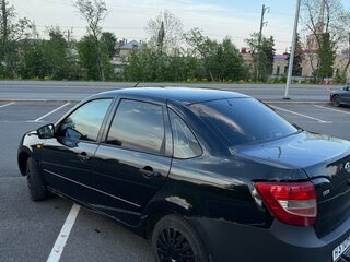 2014 Lada (ВАЗ) Granta I, синий, 450000 рублей, вид 4